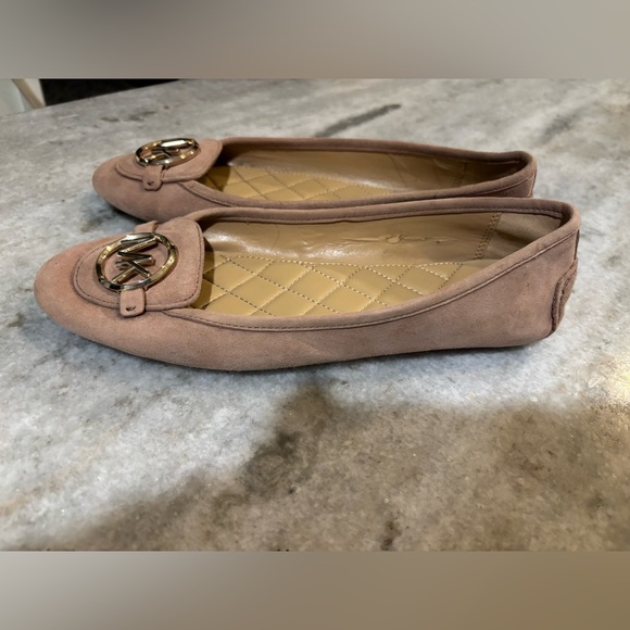 Michael Kors Women's Blush Suede Loafers - Picture 8 of 9